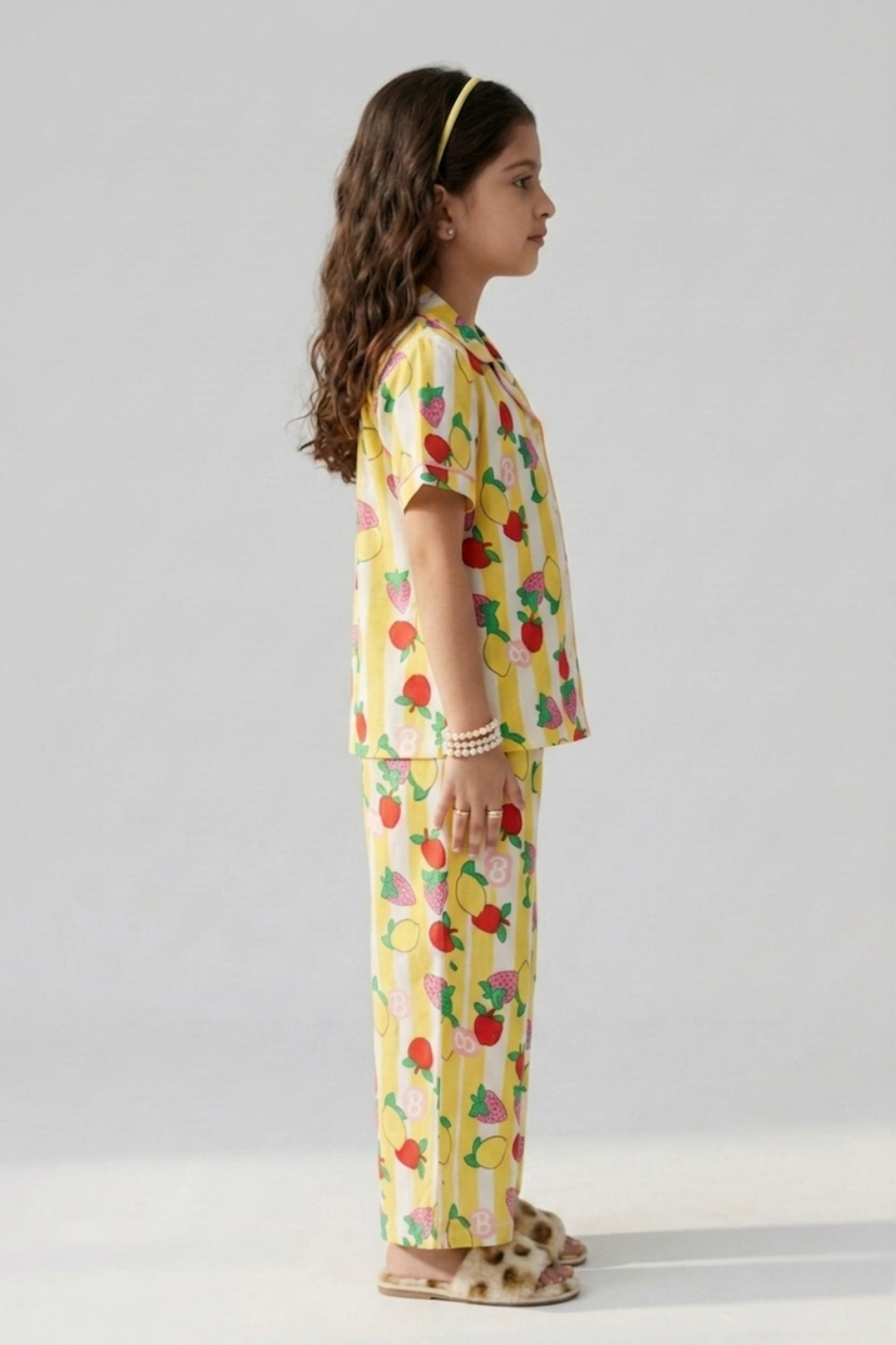 Fruit Print Cotton Nightsuit Set BANS0071