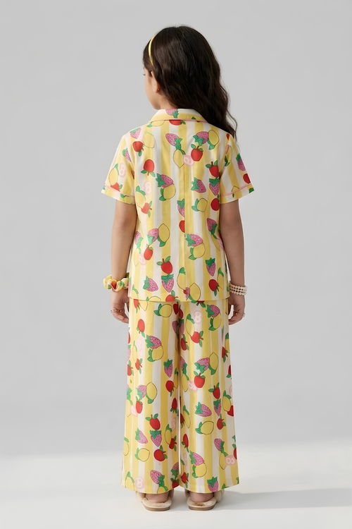 Fruit Print Cotton Nightsuit Set BANS0071