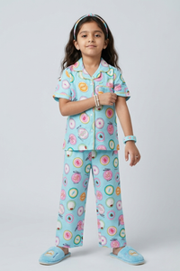 Barbie Candy Print Cotton Nightsuit Set BANS0072