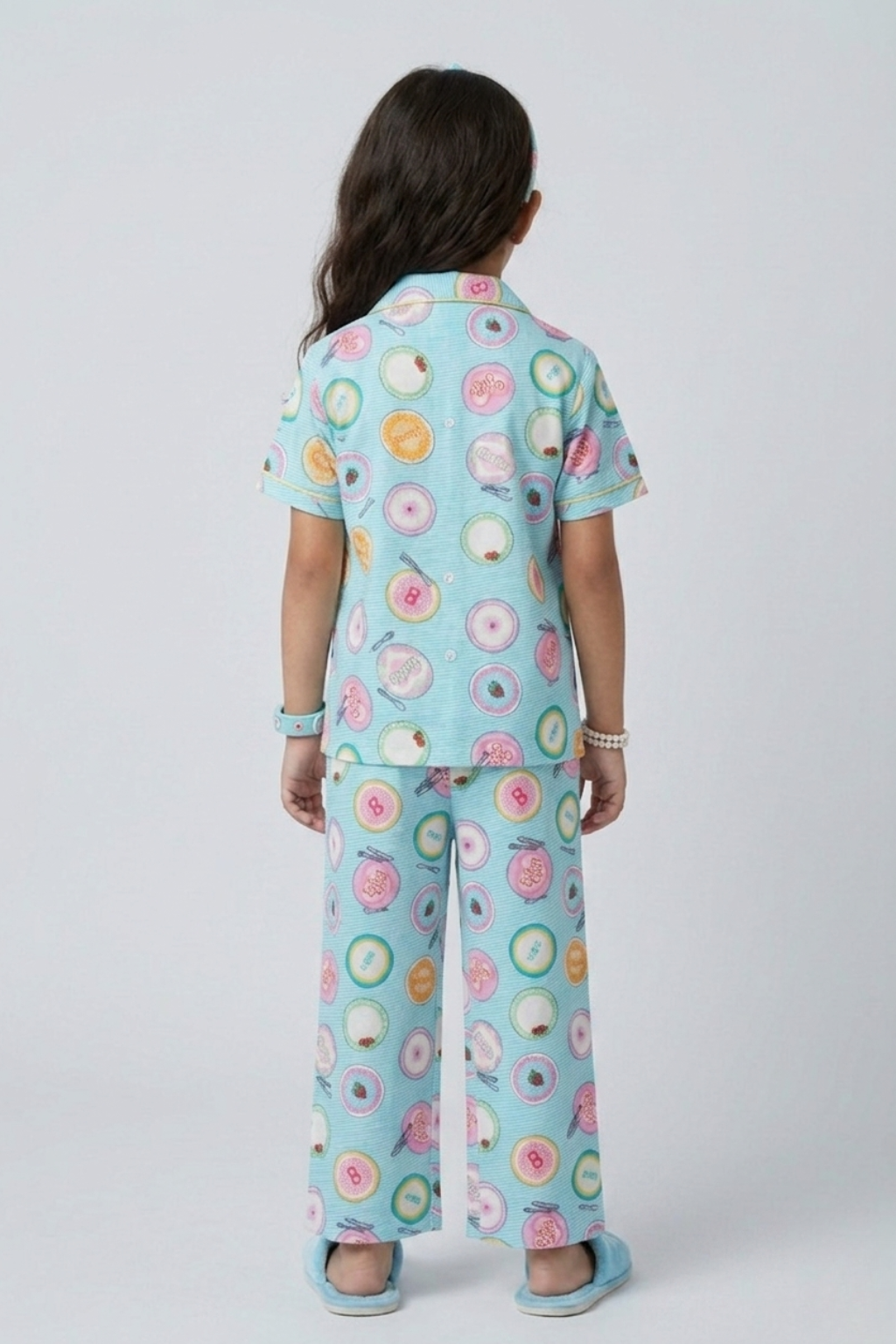 Barbie Candy Print Cotton Nightsuit Set BANS0072