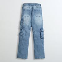 Barbie Light Blue Cargo Denim Pant | Trendy Girls Outfit Online | Kids