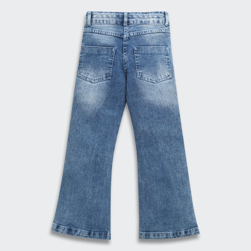 Barbie Light Blue Denim Bootcut Pant BAP502