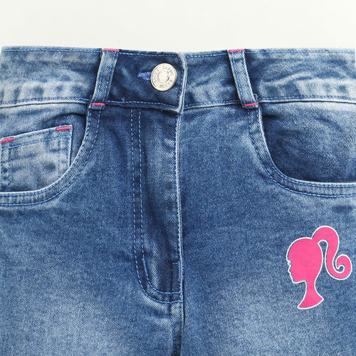 Barbie Light Blue Denim Bootcut Pant BAP502