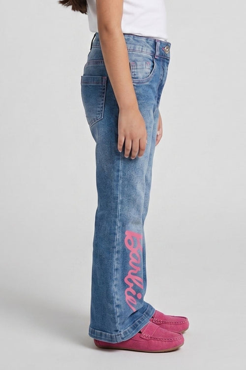 Barbie Light Blue Denim Bootcut Pant BAP502