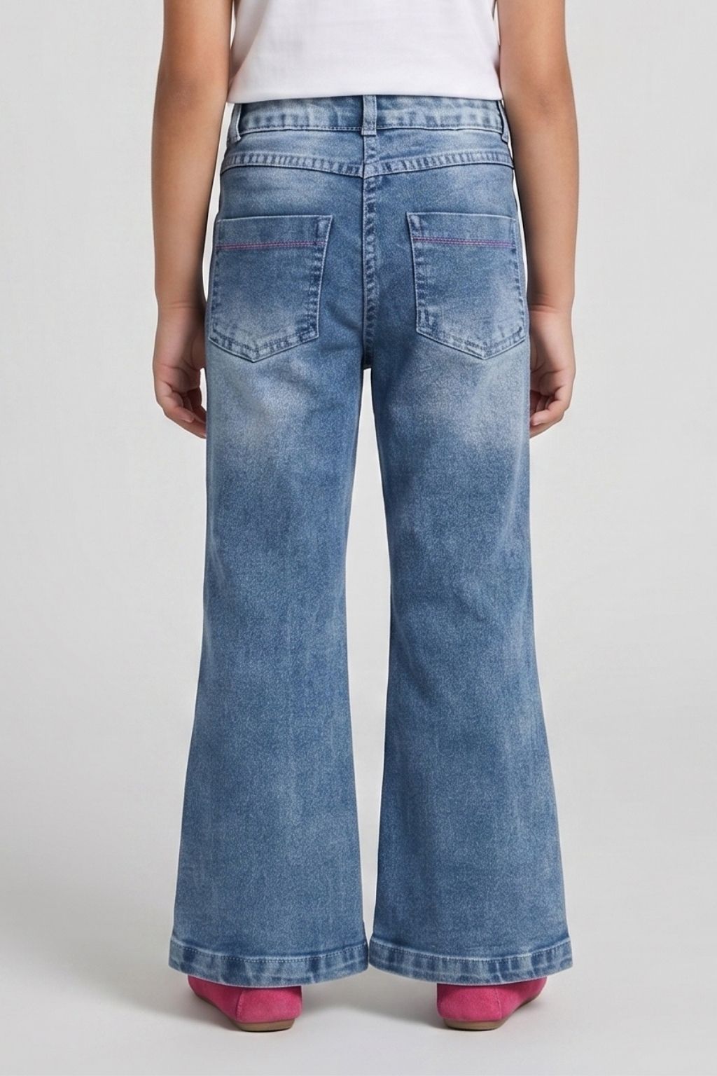 Barbie Light Blue Denim Bootcut Pant BAP502