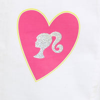 Barbie Graphic White Denim Pants | Barbie Printed Jeans Online | Kids