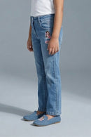 Barbie Light Blue Regular Fit Pant BAP518