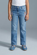 Barbie Light Blue Regular Fit Pant BAP518