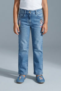 Barbie Light Blue Regular Fit Pant BAP518