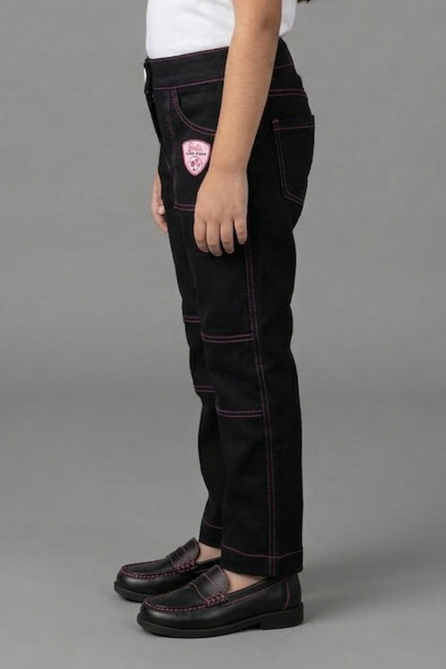 Barbie Denim Jeans With Red Stitching BAP522
