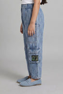 Barbie Stylish Cargo Denim Pant BAP523