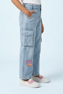 Barbie Denim Cargo Pants BAP525