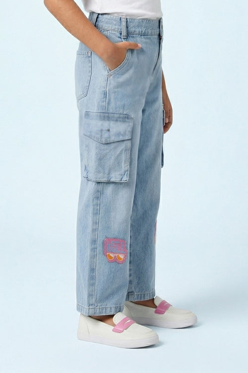 Barbie Denim Cargo Pants BAP525