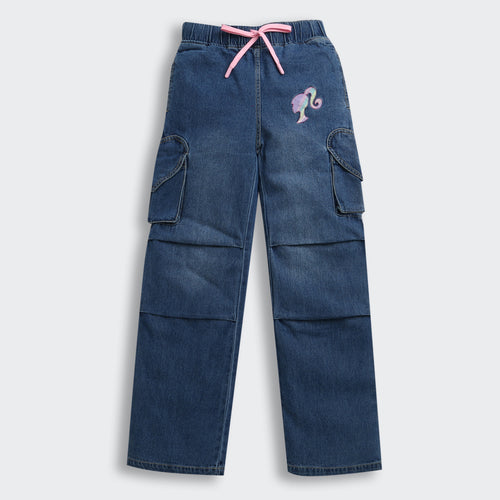 Barbie Dark Blue Cargo Jeans BAP526