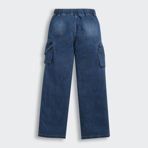 Barbie Dark Blue Cargo Jeans BAP526