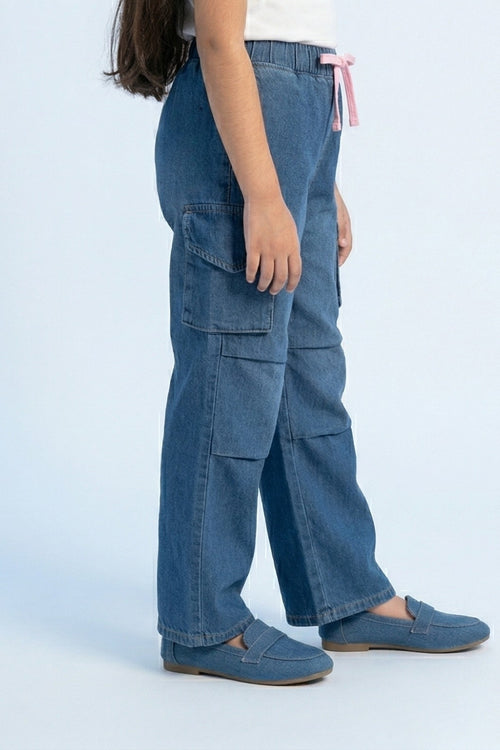 Barbie Dark Blue Cargo Jeans BAP526