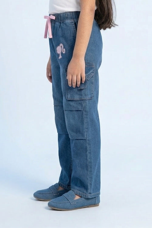Barbie Dark Blue Cargo Jeans BAP526