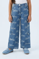 Barbie Logo Print Jeans BAP527