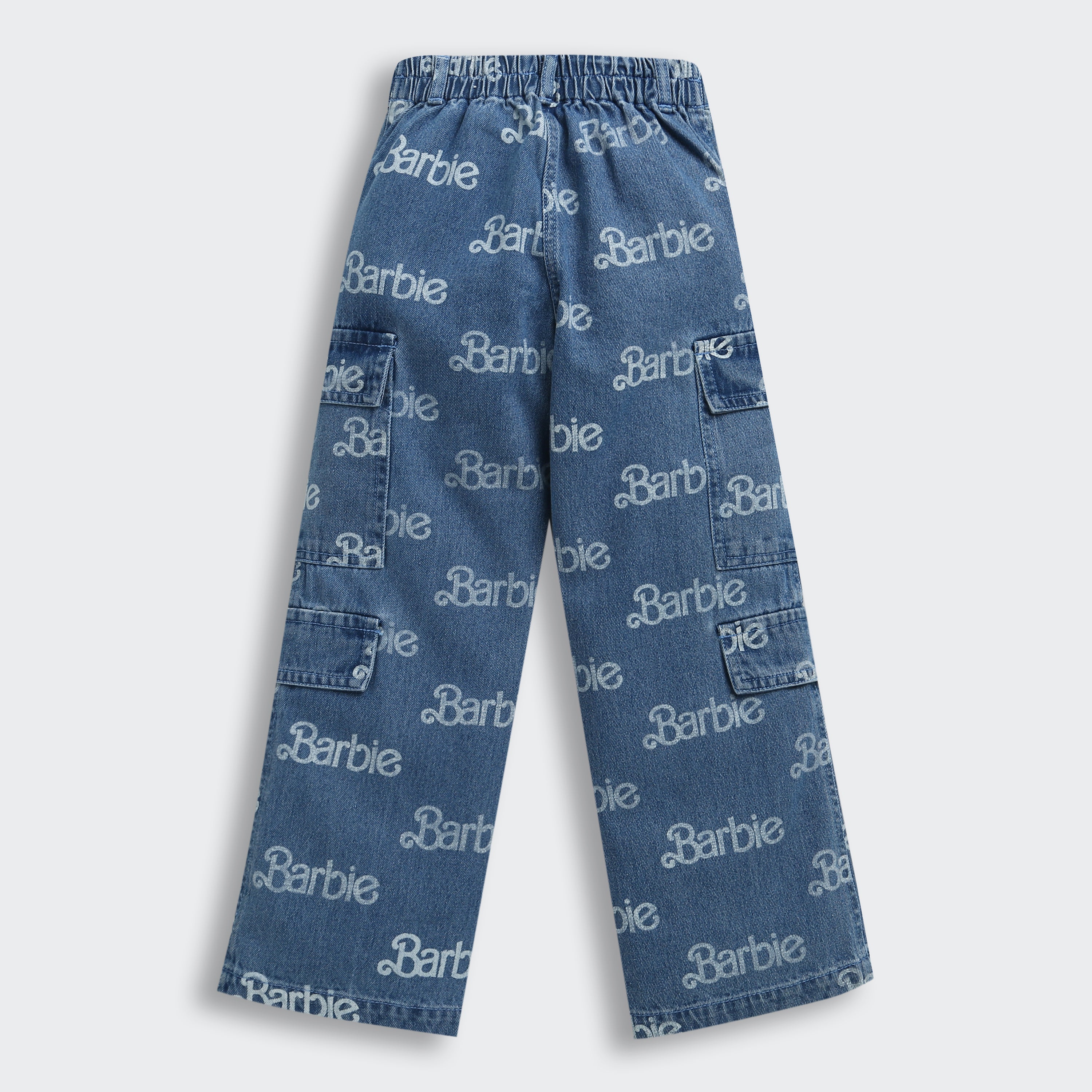 Barbie x Tiny Girl Logo Print Jeans for Girls | Trendy Western Wear