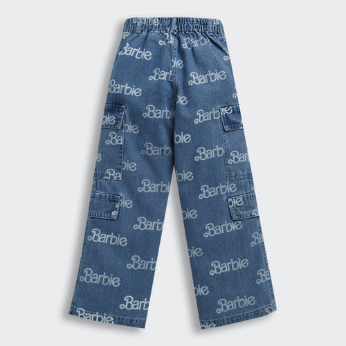 Barbie Logo Print Jeans BAP527
