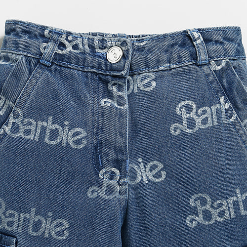 Barbie Logo Print Jeans BAP527