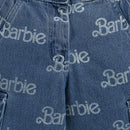 Barbie x Tiny Girl Logo Print Jeans for Girls | Trendy Western Wear