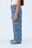 Barbie Logo Print Jeans BAP527