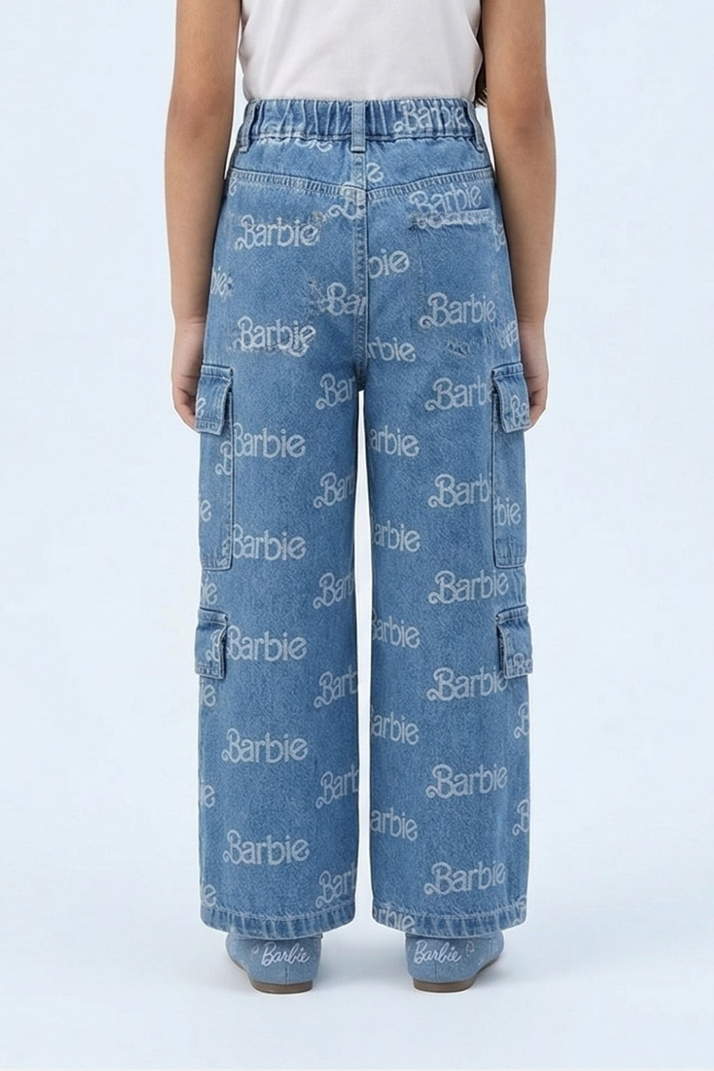 Barbie Logo Print Jeans BAP527