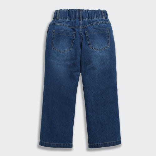 Barbie Embroidered Denim Pants BAP531