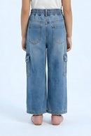 Barbie Light Wash Cargo Jeans BAP546