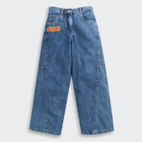 Barbie x Tiny Girl Wide-Leg Denim Jeans for Girls | Stylish Kidswear