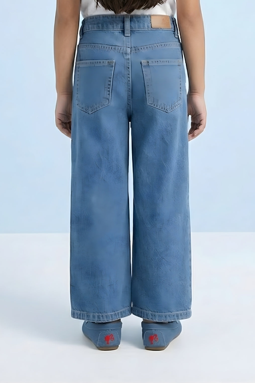 Barbie Wide-Leg Denim Jeans BAP549