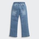 Barbie x Tiny Girl Dual-Tone Jeans for Girls | Trendy Western Wear