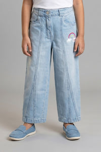 Barbie Girls Light Blue Denim Straight Pants BAP562