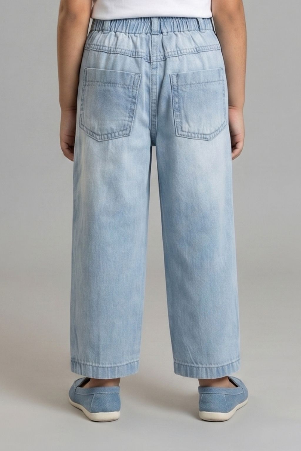 Barbie Girls Light Blue Denim Straight Pants BAP562