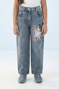 Barbie Character Print Jeans BAP583