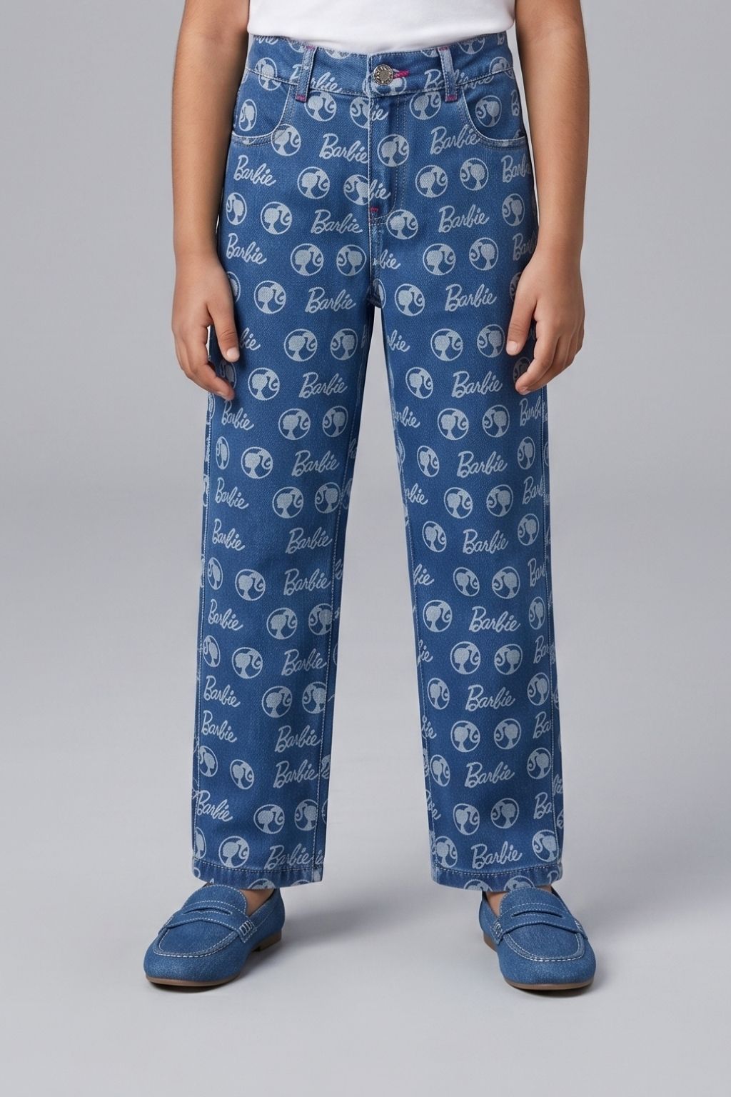 Barbie Blue Print Jeans BAP592