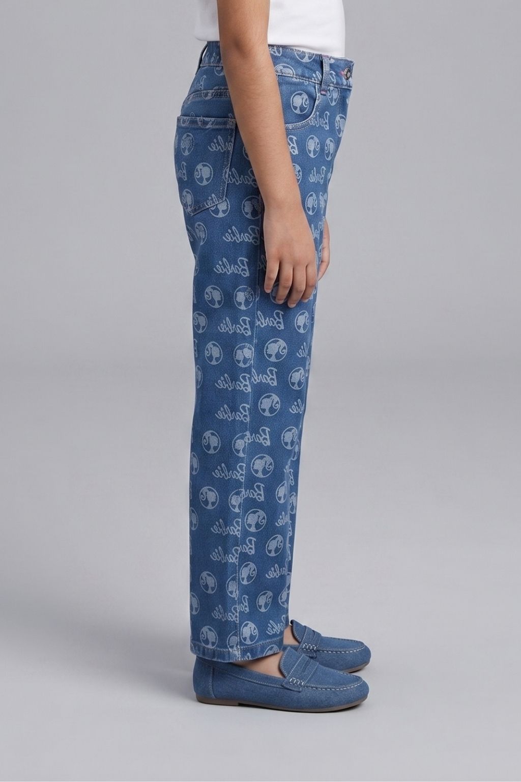 Barbie Blue Print Jeans for Toddlers BAP592