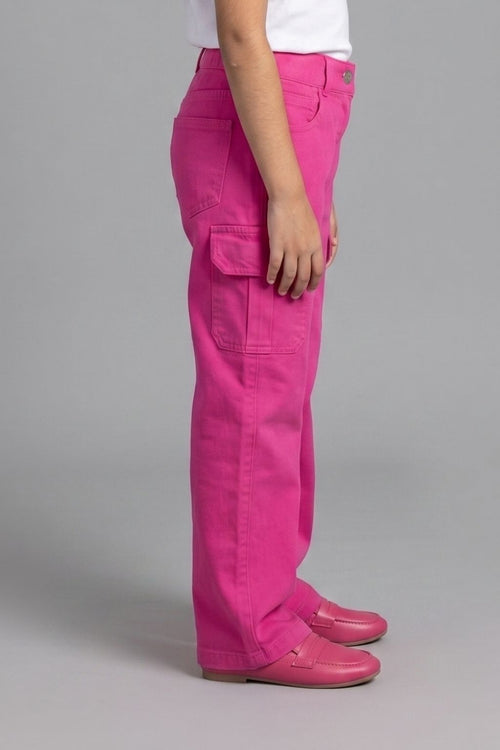 Barbie Hot Pink Cargo Jeans BAP593