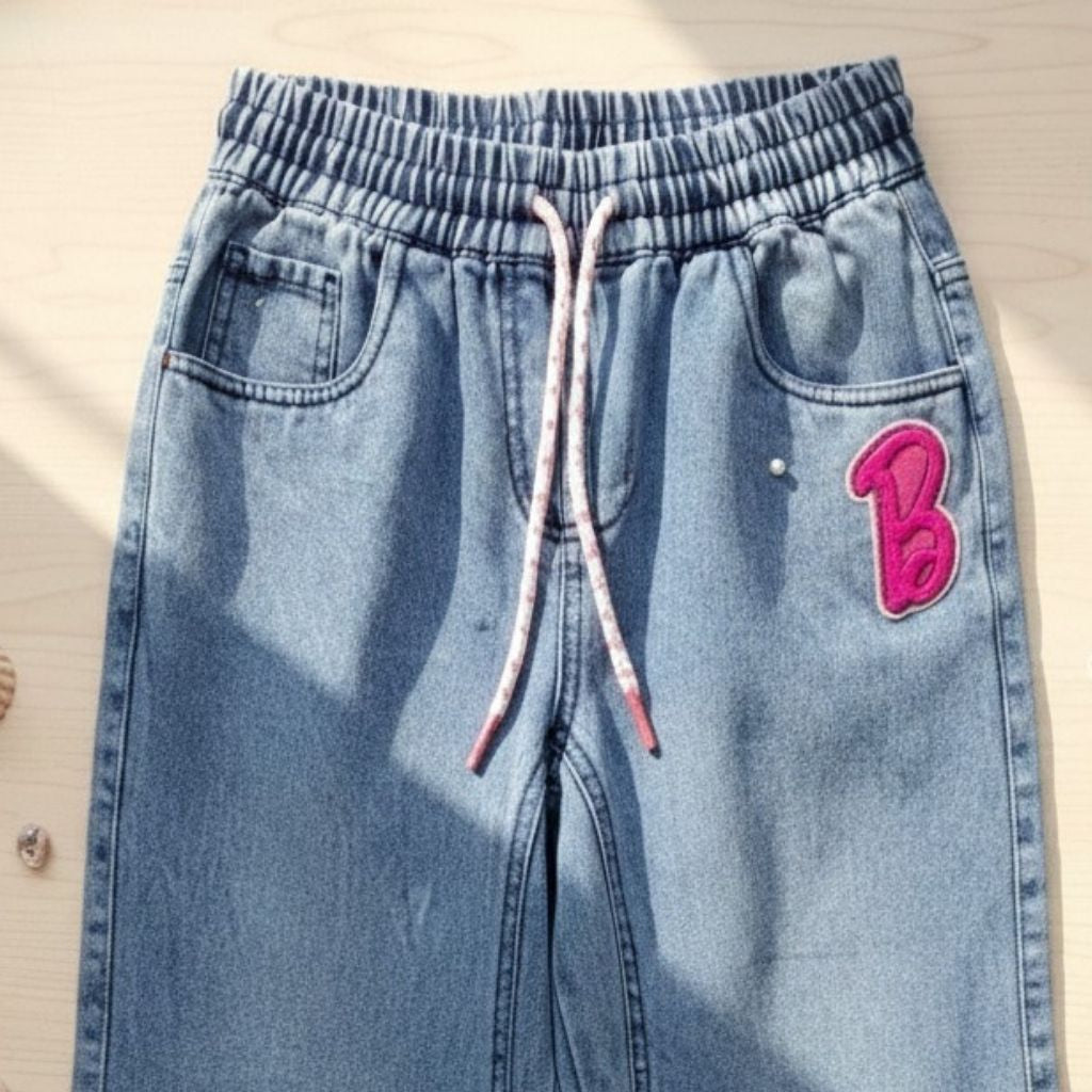 Barbie Straight Light Blue Jeans for Toddlers BAP597