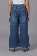 Dark Blue Barbie Cargo Jeans BAP600