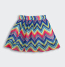 Tiny Girl Zigzag Pleated Skirt for Girls | Trendy Party Kidswear
