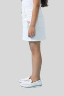 Barbie Girls Off-White Denim Skirt BAS703