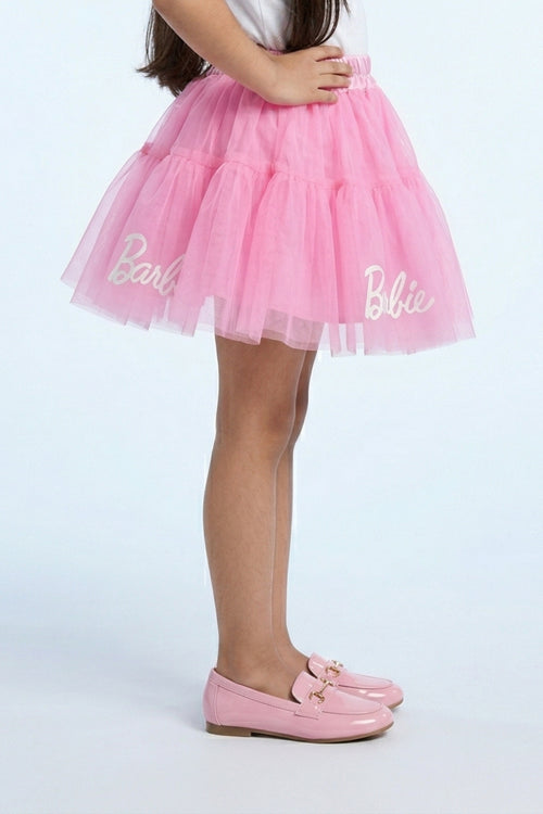 Barbie Neon Pink Net Tulle Skirt BAS717
