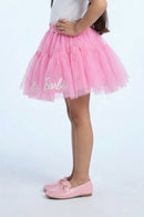 Barbie Neon Pink Net Tulle Skirt BAS717
