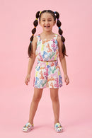Multi-Color Floral Jumpsuit BASET311