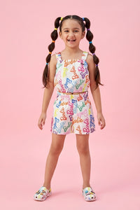 Multi-Color Floral Jumpsuit BASET311