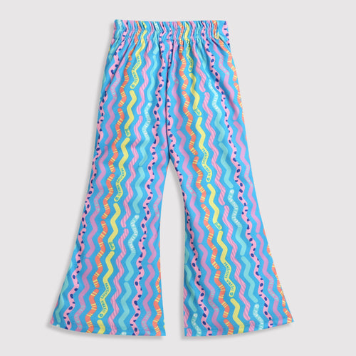 Barbie Rainbow Print Girls Pant Set BASET347