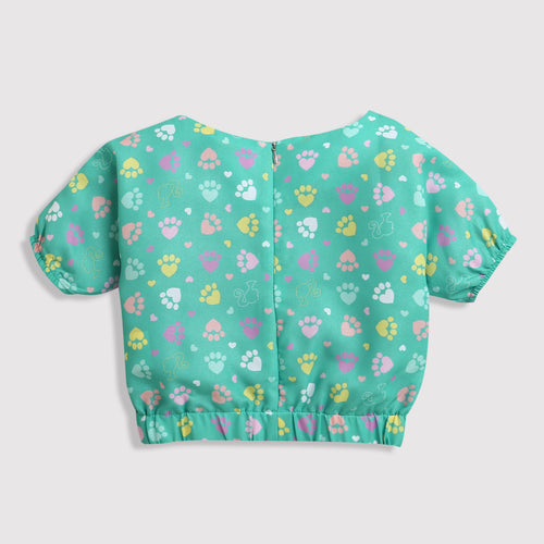 Mint Polka Co-ord Set BASET359