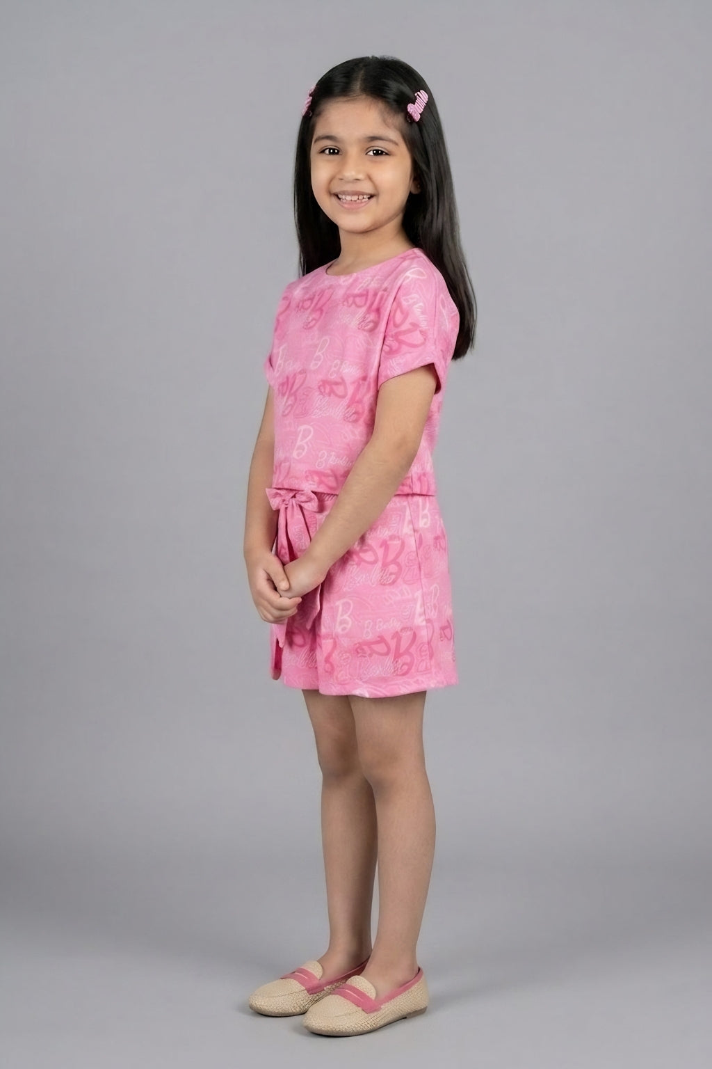 Barbie Pink Abstract Co-ord Set BASET375